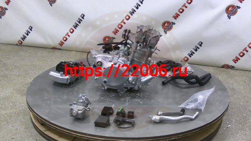 Двигатель 4т. 250 см3 177MM, NС250, ZONSHEN, 4х клап, эл+кик, жидк. охлажд. + РАДИАТОР 94197 фото 4