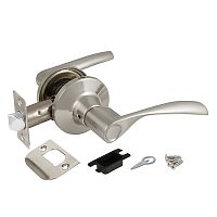 Ручка Ajax (Аякс) защелка DK610 SN-PS (6010 SN-P) (без фик.) мат. никель