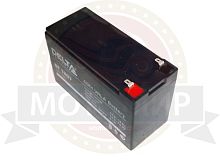 Аккумулятор 12В  7 А/ч, кислот.AGM (Delta DT 1207)(150х65х90) для электр машинок,гориз. клеммы слева