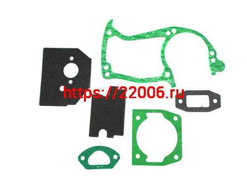 Набор прокладок бензопила Цыганка 45,52 (6 шт) Набор прокладок бензопила Цыганка 45,52 (6 шт)