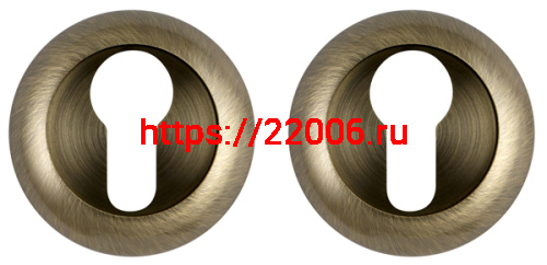 Накладка Ajax (Аякс) под цилиндр ET.R.JR54 (ET JR) ABG-6 зелёная бронза