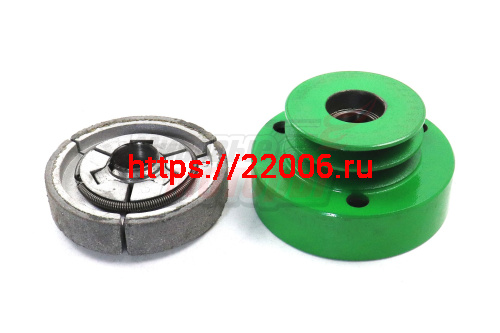 Сцепление центробежное, двухручейковое, фрикционное, под ремень A-типа, под вал 25 мм, 173F-190F, для мотоблоков