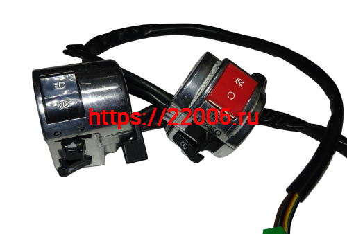 Переключатель ROADSTER RA1левый+правый, в сборе (72201-J0E6-0000+72301-J0E6-0000)