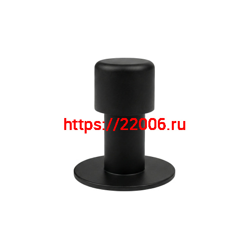 Упор Punto (Пунто) дверной настенный DFIX/W50 INOX BL-24 черный