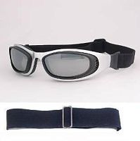 Очки S12086 оправа серебристый металик линза серая