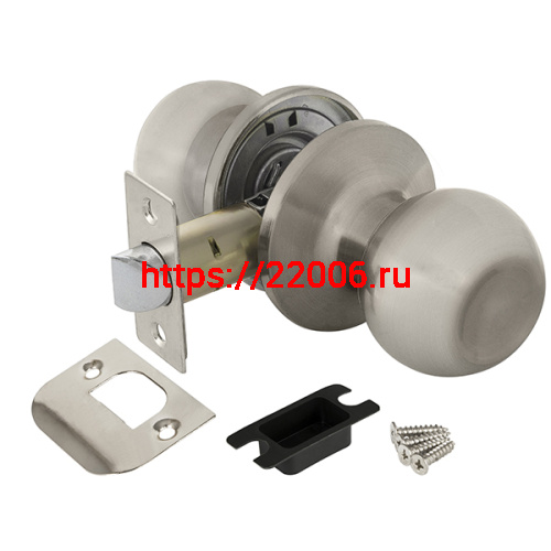 Ручка Ajax (Аякс) защелка DK682 SN-PS (6082 SN-P) (без фик.) мат. никель