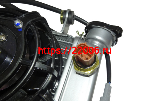 Радиатор охлаждения NC250 Zongshen ZS 177MM в сборе фото 4