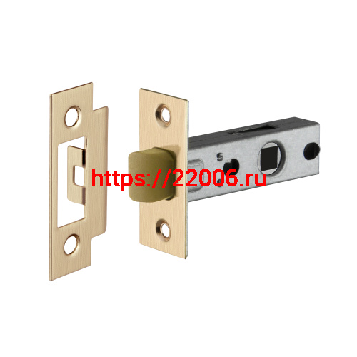 Защелка Ajax (Аякс) врезная PLASTLP45-8 (LP45-8) SSG сатин.золото
