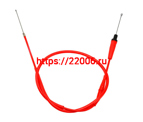 Трос газа тюнинг YMX-2, 16/102.5 см, питбайк, зеленый, оранжевый, красный