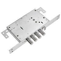 Замок Guardian (Гардиан) врезной сувальдный с защёлкой ЗВ 71.14 Т с тягами, 5 кл. /128:4136/