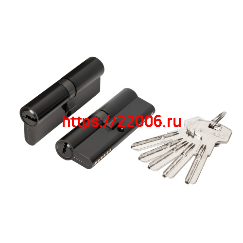 Цилиндровый Fuaro (Фуаро) механизм (200 ZA/90) 2000ZAKey90(40+10+40) BL черный 5Key