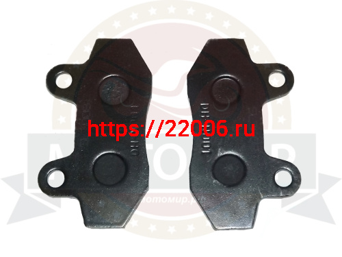 Колодки тормозные дисковые перед. HUNTER 200 (НАБОР) фото 2