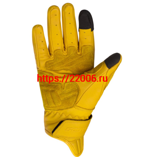 Перчатки SCOYCO (оригинал) MC-154, кожанные желтые, р-р  XL фото 2