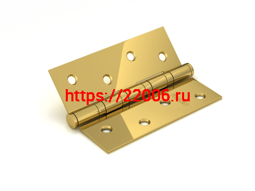 Петля Fuaro (Фуаро) универсальная IN4400U PB (4BB 100x75x2,5) латунь
