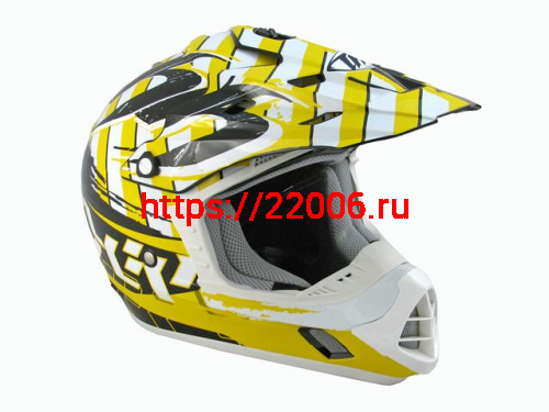 Мотошлем THH TX-12 №13 black/yellow (M) детский