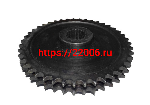 Звездочка Буран большая 2х рядная ведущая Z43 (110602054) пр-во ИжТехМаш