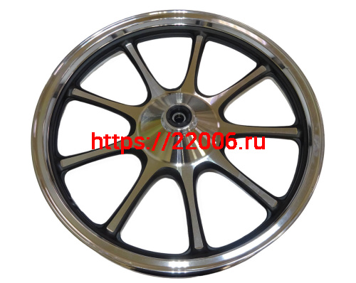 Обод 18" передний литой,  диск. тормоз 2,15-18  ROADSTER RA1 6 отв. в сборе (51120-J0E6-000066) фото 2