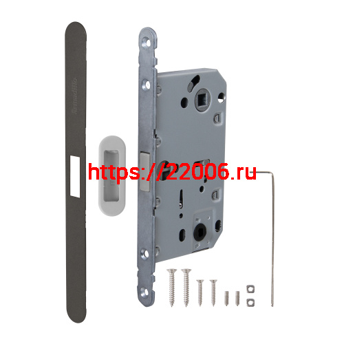 Магнитная Armadillo (Армадилло) защелка WC с ответной планкой GRAVITY.PRO G01.196.50.96 BPVD вороненый никель фото 3