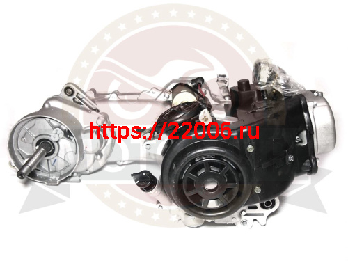 Двигатель скутер 4х такт. GY6-80 (как короткий ") 70 см3 фото 2