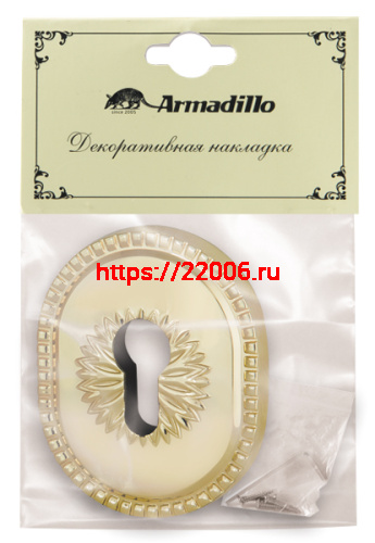 Декоративная накладка Armadillo (Армадилло) на цилиндр ET-DEC CL (ATC Protector 1) GP Золото фото 2