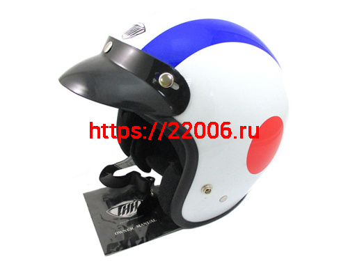 Мотошлем THH T-380 №7 white/blue (S)