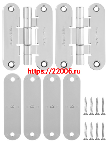 Петля Armadillo (Армадилло) универсальная OPTIMUM Mini SC Мат. хром фото 3