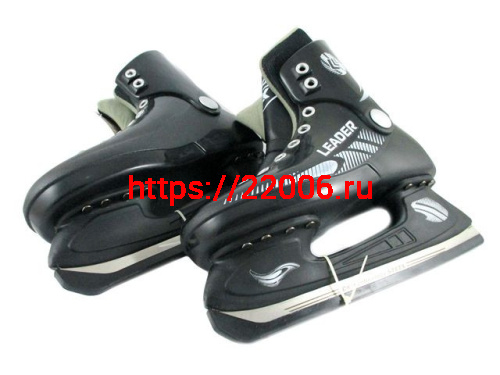 Коньки хоккейные Leader 34 размер 3834