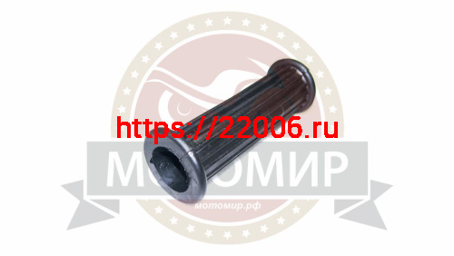 Ручка руля правая (газа) Восход, Мопед, Минск резиновая (Россия)
