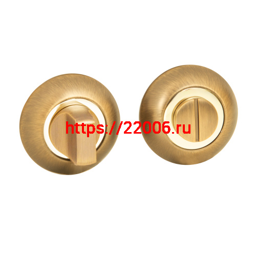 Ручка Fuaro (Фуаро) поворотная BK6.R.RM54 (BK6 RM) AB/GP-7 бронза/золото