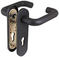 Ручка Fuaro (Фуаро) дверная FP.DH172.0431 (DH-0431 NE) NE нейлон, BL-24 черный