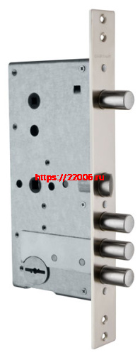 Замок Guardian (Гардиан) врезной сувальдный с задвижкой и защёлкой ЗВ 50.15, 4 кл. /123:159/