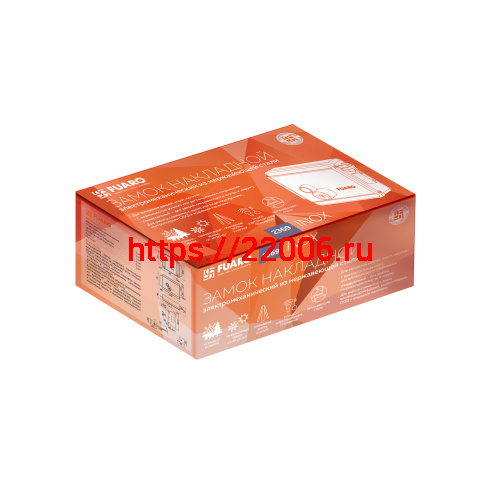 Замок Fuaro (Фуаро) накладной электромеханический FUARO-2369 INOX фото 3