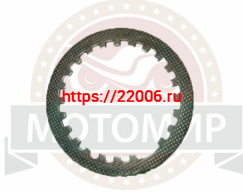 Диск сцепления KAYO YX140/160 металл (компл. 4шт) шлицы наружные 020121-0892211 (13090)