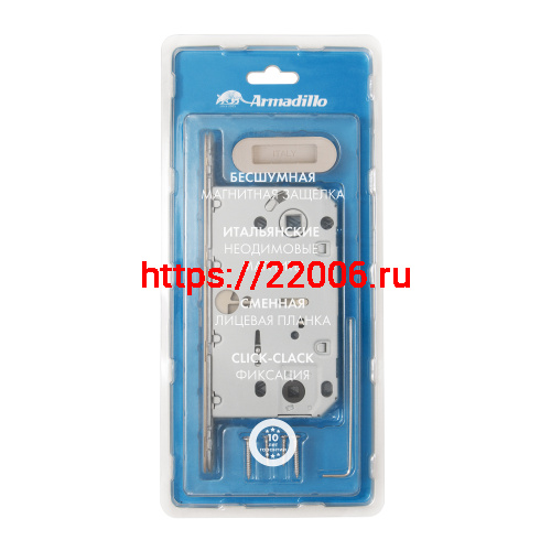 Магнитная Armadillo (Армадилло) защелка WC с ответной планкой GRAVITY.PRO G01.196.50.96 SN мат никель фото 2
