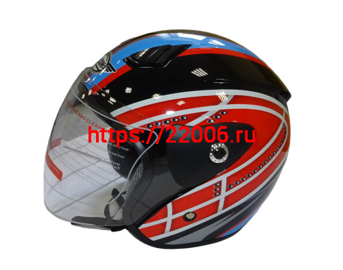 Шлем открытый FALCON XZH207 (Колобок) с забралом, размер M фото 2