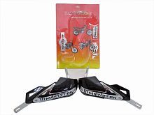 Защита рук алюминиевая универсальная с креплением на 22 руль черная Monster