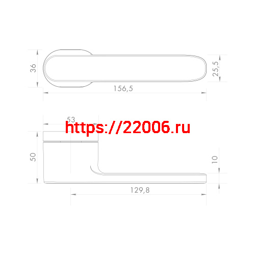 Ручка Armadillo (Армадилло) раздельная R.UCR36.FOREST MWSC-33 итальянский тисненый фото 2
