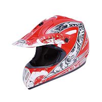 Мотошлем YM-910 красный (M)