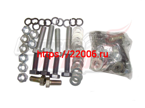 Набор болтов, гаек и шайб для установки импортного двиг. на мотоблок Каскад Набор болтов, гаек и шайб для установки импортного двиг. на мотоблок Каскад