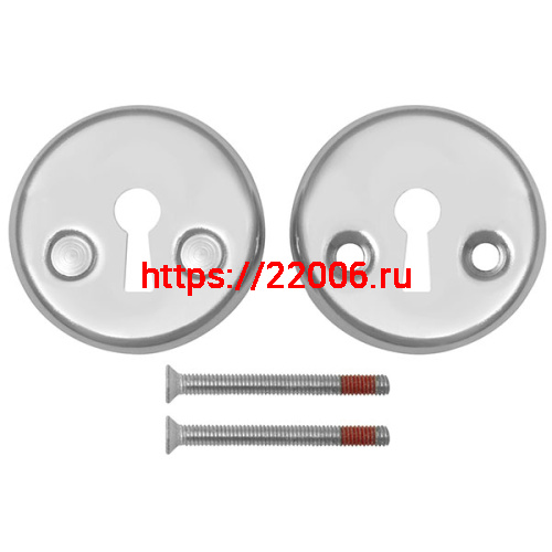 Декоративная Fuaro (Фуаро) накладка ESC-S-001-CP на сувальдный замок (хром) фото 3