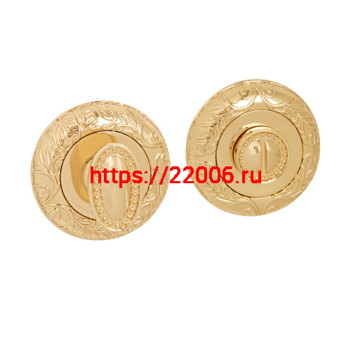 Ручка Fuaro (Фуаро) поворотная BK6.R.SM58 (BK6 SM) GOLD-24 золото24К