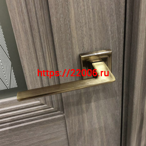 Ручка Punto (Пунто) раздельная K.QL52.BLADE (BLADE QL) ABG-6 зеленая бронза фото 3