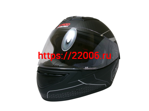 Шлем TVS RACING (Индия) XPOD DULL BLACK SILVER размер M