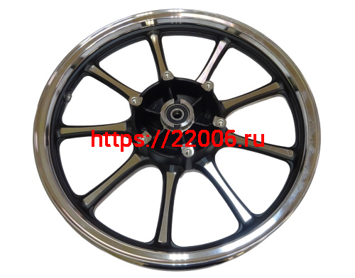 Обод 18" передний литой,  диск. тормоз 2,15-18  ROADSTER RA1 6 отв. в сборе (51120-J0E6-000066)