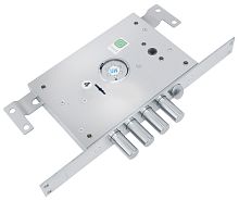 Замок Guardian (Гардиан) врезной сув. с защёлк ЗВ 21.14 Т (прав) со смен.мех-ом, (без накл), дл. кл. 54мм, 5+1/123:451/