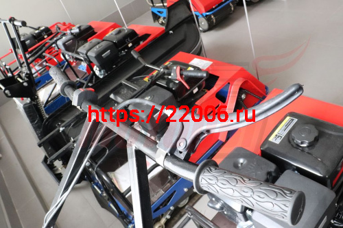 Мотобуксировщик 15 л.с. Сибирь-Ф (2 тел.) дв.Lifan, укороченная база, вариатор "Сафари", катковая подв., Фара, комплектация без аккумулятора фото 2