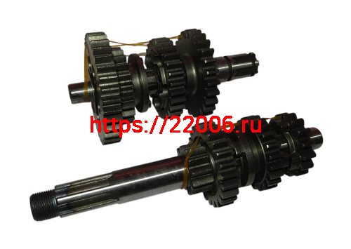 Коробка в сборе Баджадж Боксер 150 (валы и шестерни) для 5 ст.кпп (аналог) фото 2