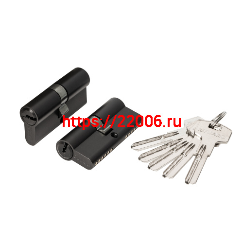 Цилиндровый Fuaro (Фуаро) механизм (200 ZA/70) 2000ZAKey70(30+10+30) BL черный 5Key