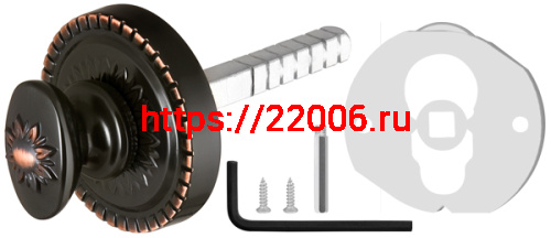 Ручка Armadillo (Армадилло) поворотная BKW8.R.CL55 (BKW8/CL) ABL-18 темная медь фото 4