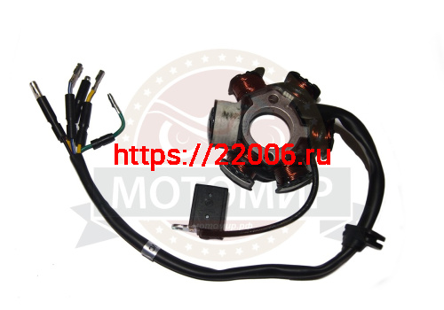 Зажигание KAYO YX140 1P56 FMJ голое (без маховика) (статор) 5+1 катушка (D00185D070) Зажигание KAYO YX140 1P56 FMJ голое (без маховика) (статор) 5+1 катушка (D00185D070)